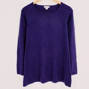 Purple 100% cashmere sweater